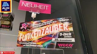 Weco Feuerwerk - Funkenzauber (Neuheit 2024) Aldi Süd (Toller F1 Artikel!)