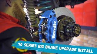 Bendix Ultimate 4WD Big Brake Upgrade Kit - 70 Series Install