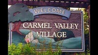 Tour of Town of Carmel Valley Village California slow drive thru