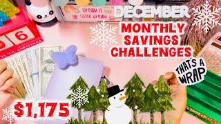  December Monthky Savings Challenges  $1175 Cash Stuffed | Final Monthly Cash Stuffing | Wk 2