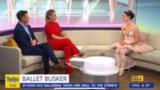 Ballet Busker on TV!!!!