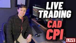 A1 Trading Show | CAD CPI | USD/CAD, CAD/CHF, CAD/JPY (June 27th, New York Session)