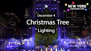 Live: New York 2024 Christmas Tree Pre Lighting, Rockefeller Centre