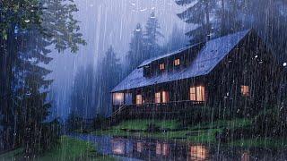 Fall Asleep With The Soothing Sounds Of Rain And Thunder | Relax, Medition with Rain Sounds - Study