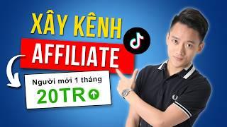 Hướng Dẫn Xây Kênh Affiliate Tiktok kiếm tiền TỪNG BƯỚC Cho Người Mới | Hoàng Mạnh Cường Topmax