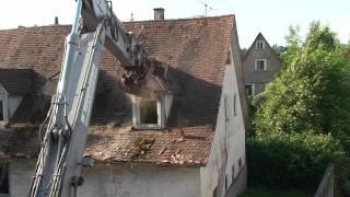 Schwäbisch Gmünd:  Die Abbrucharbeiten laufen auf Hochtouren.