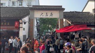 China Hangzhou market, street food