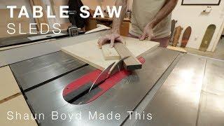 Table Saw Sleds - the reason I don't own a miter saw