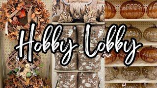 HOBBY LOBBY 2025 FALL DECOR PREVIEW • SHOP WITH ME
