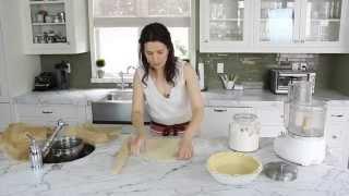 How to make and roll out pie crust by Pamela Salzman