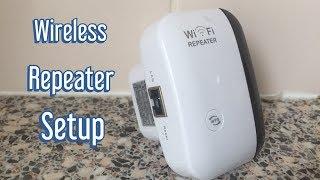 Wireless N Wifi Repeater/ WiFi Extender Router Setup/ WIFi Set up/Review 2019