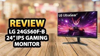 LG 24GS60F-B Ultragear 24 Inch IPS FHD Gaming Monitor  Review