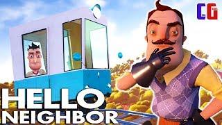 RIDE in the CAR at the NEIGHBOR's HOUSE! Walkthrough ACT 3 the Hello Neighbor Cartoon horror