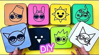 Paper DIY INCREDIBOX SPRUNKI Random Blind Box Unboxing ASMR Pinki Wenda Vineria