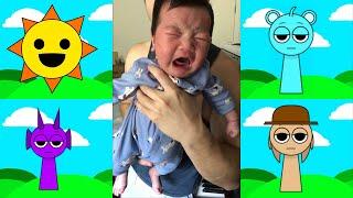 9 Sprunki Sounds but Recreated with my Baby's Cry