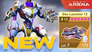 Meet the New Centurion with Disc Launcher!  This Combo Is a Game-Changer! Mech Arena