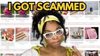 I GOT SCAMMED! Online Craft Store Scams "Beware Stolen Product Pics!