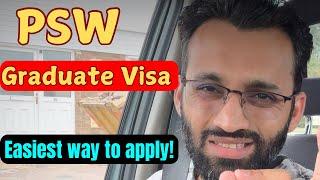 PSW (Post Study Work visa) process step by step | UK Graduate Visa |