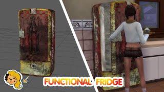 How to make a Fridge in The Sims 4 FAST and EASY