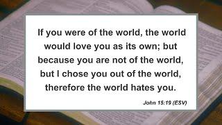 Morning Worship: Sermon "What to Expect from the World" John 15:18-27