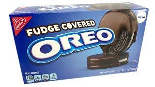 Fudge covered OREOS - Unwrapping