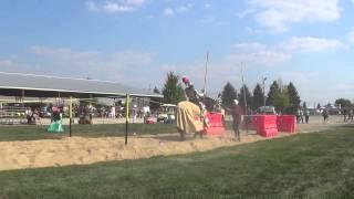 Jousting Sarah Hay and Jeffrey Basham at Festival of the Horse and Drum 2013