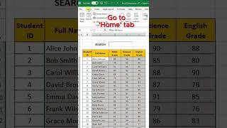 Dynamic Search Box in Excel: How To Search in Excel