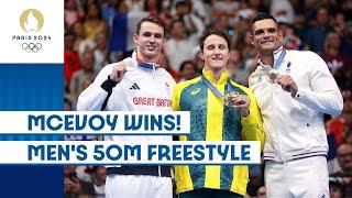 McEvoy wins! | Men's 50m Freestyle | Paris2024 highlights