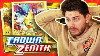 HITTING THE JACKPOT WITH POKEMON CROWN ZENITH PACKS