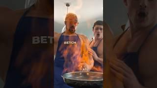 COOKING WITH THE MOST RIPPED MAN IN THE WORLD