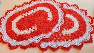 Esse modelo tá vendendo muito Tapete de crochê fácil #crochet #crochê