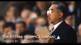 Footage of Summer Olympics opening declaration 1936 - 2016