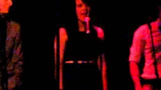 Suzie McAdam, Chloe Hart, James Winter and Liam Tamne singing "songs for a new world"