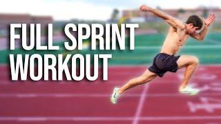 Full Acceleration Workout | Early Preseason Sprint Training