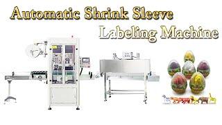 Automatic Shrink Sleeve Labeling Machine for Egg Shaped Toy