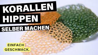 KORALLEN HIPPEN Rezept | Essbare Deko selber machen | einfachgeschmack