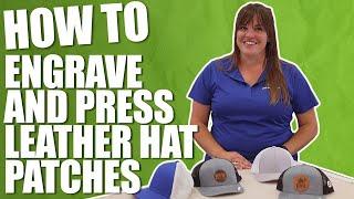 How To Laser Engrave & Heat Press Genuine Leather