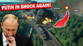 Russia SHOCKED when the Ukrainians, in an ingenious tactic, cut Russia's main railroad connection!