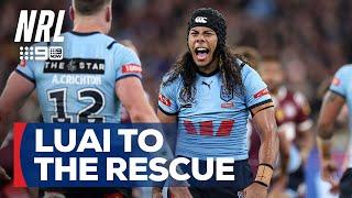 Jarome Luai rushes into Origin camp for the NSW Blues: State of Origin 2025 | NRL  on Nine