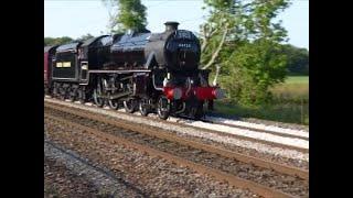 Black 5 44932 and 37 706 with "The Tynesider"10/6/23