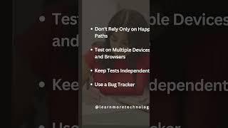 Software Testing Training for Beginners | Manual & Automation | Learn More Technologies Bangalore