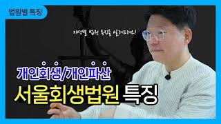 서울회생법원에서 개인회생을 진행하면 더 유리할까요?