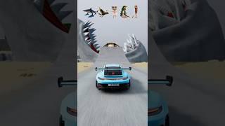 🪵Italian Brainrot Funk BeamNG DRIVE Car Jump Challenge   #beamngdrive #italianbrainrot