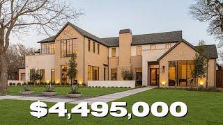 TOUR A $4.5M TRANSITIONAL HOME | Texas Real Estate | Dallas Realtor | EAST DALLAS