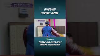 장단에 반응하는 귀신들 #빙의#퇴마#shorts