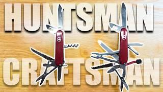 Two Victorinox models that you can EDC daily, but which one do you prefer? HUNTSMAN and CRAFTSMAN