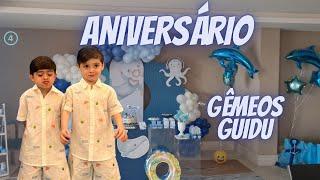 Aniversário de 4 anos dos Gêmeos GuiDu