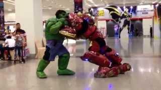 Hulk VS Hulkbuster at AFA Thailand by C4team