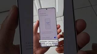 New Update Feature on Xiaomi HyperOS Shutdown Confirmation #shorts
