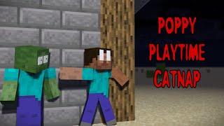 monster school : POPPYPLAY TIME 3 CATNAP - horror minecraft  animation